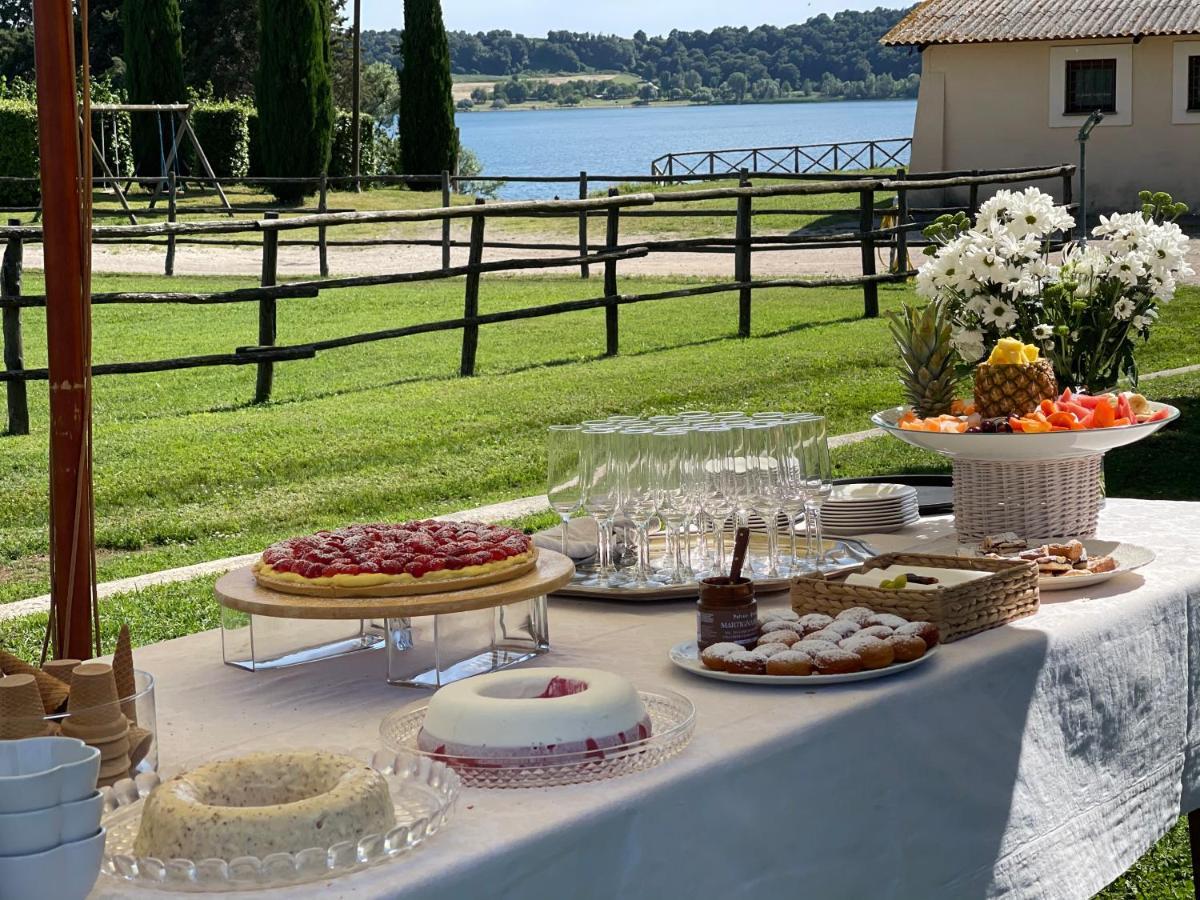 Agriturismo Potrero Grande Sul Lago Di Martignano Con Spiaggia Campagnano Di Roma Zewnętrze zdjęcie